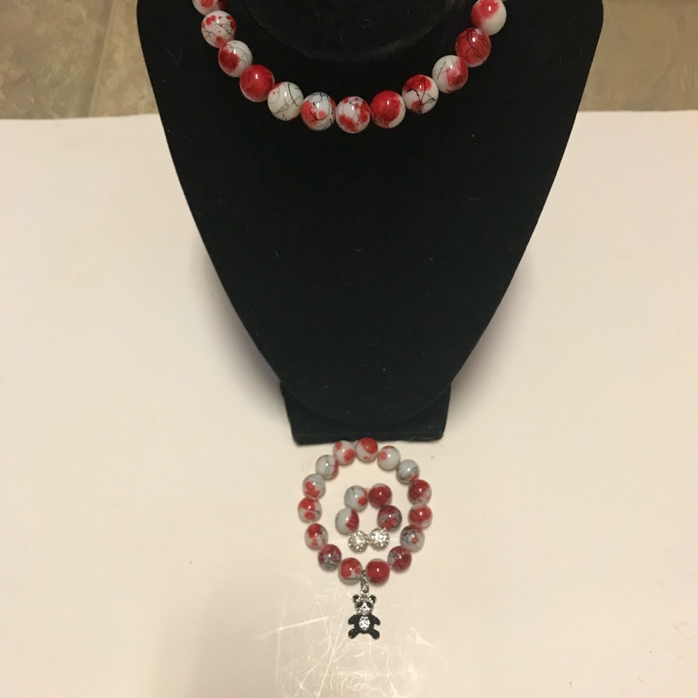 The PANDA Necklace  Bracelet and Ring